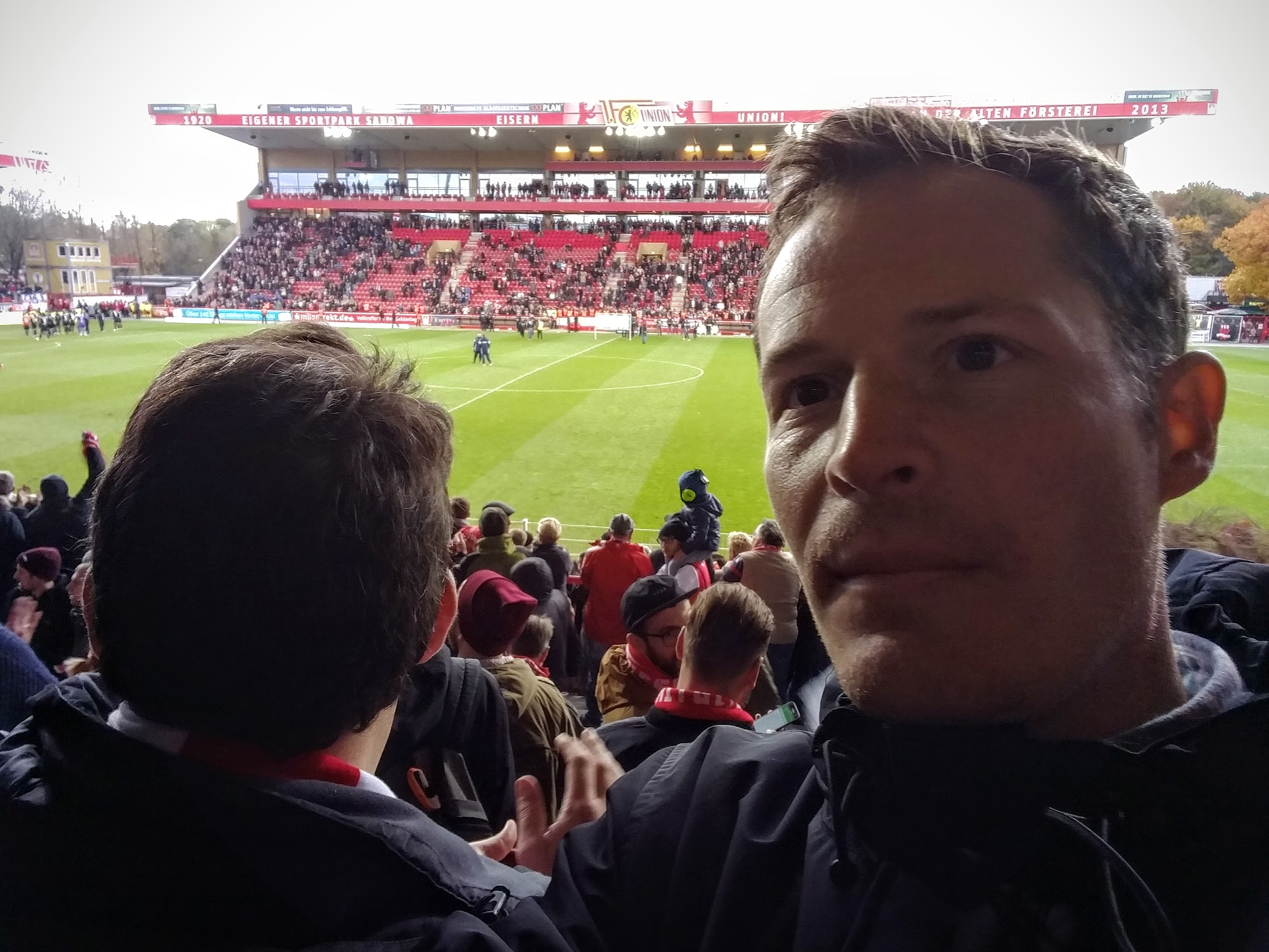 James at Union Berlin's Alte Foersterei